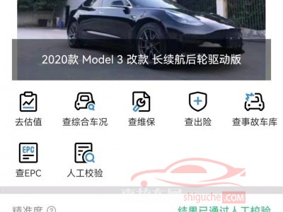 二手车徐州市20年特斯拉MODEL 3中型车